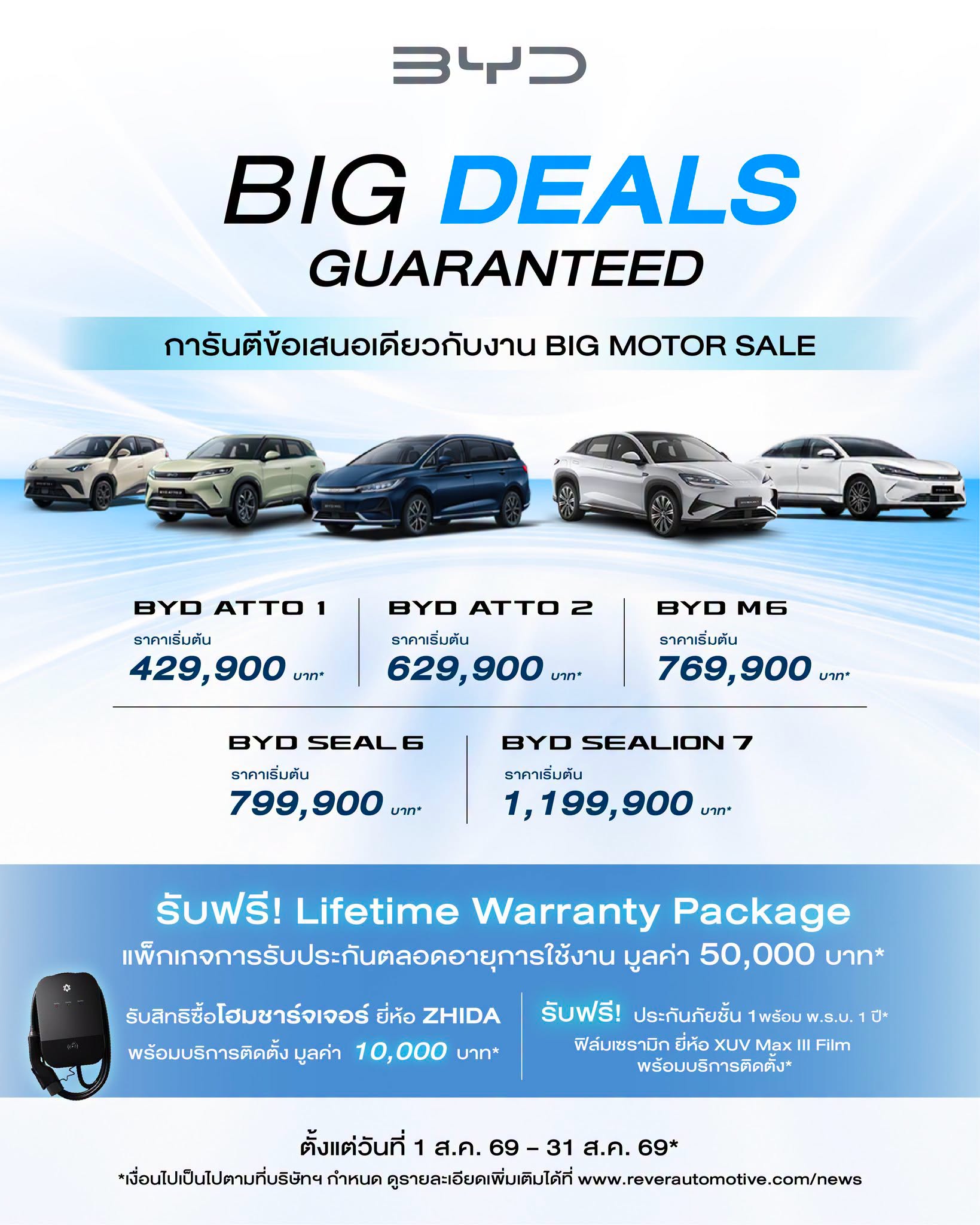 BIG DEALS GUARANTEED ดีลใหญ่การันตีข้อเสนอเดียวกับงาน BIG MOTOR SALE! ⚡